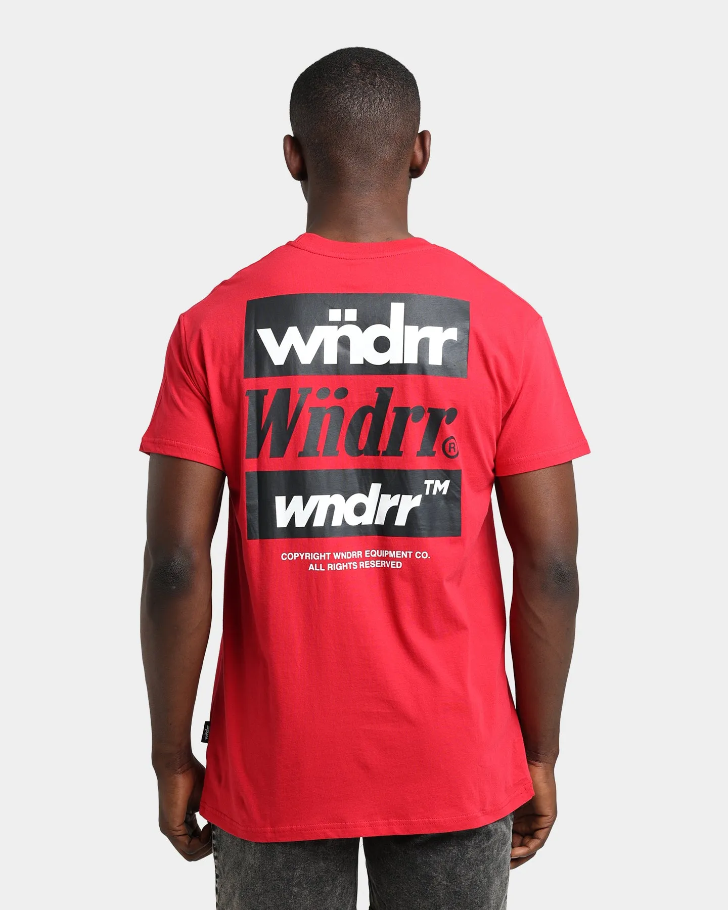 WNDRR Icons Custom Fit T-Shirt Red sold by Culture Kings product image thumbnail 4
