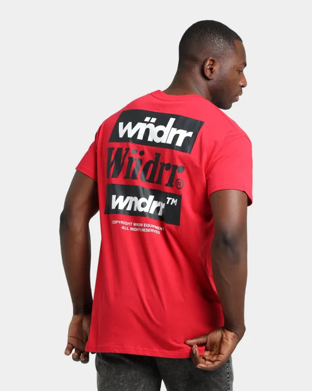 WNDRR Icons Custom Fit T-Shirt Red sold by Culture Kings