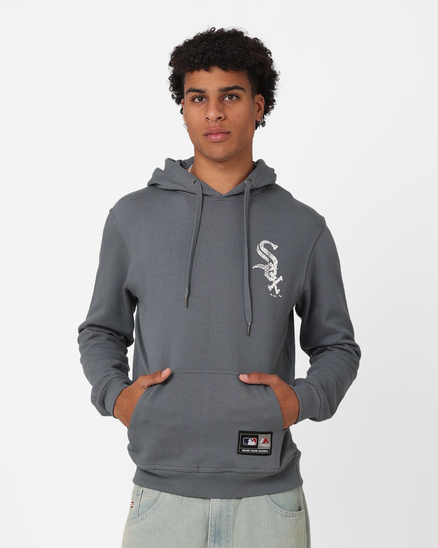Majestic Athletic Chicago White Sox Bandana Paisley Duke Hoodie Pewter sold by Culture Kings product image thumbnail 2