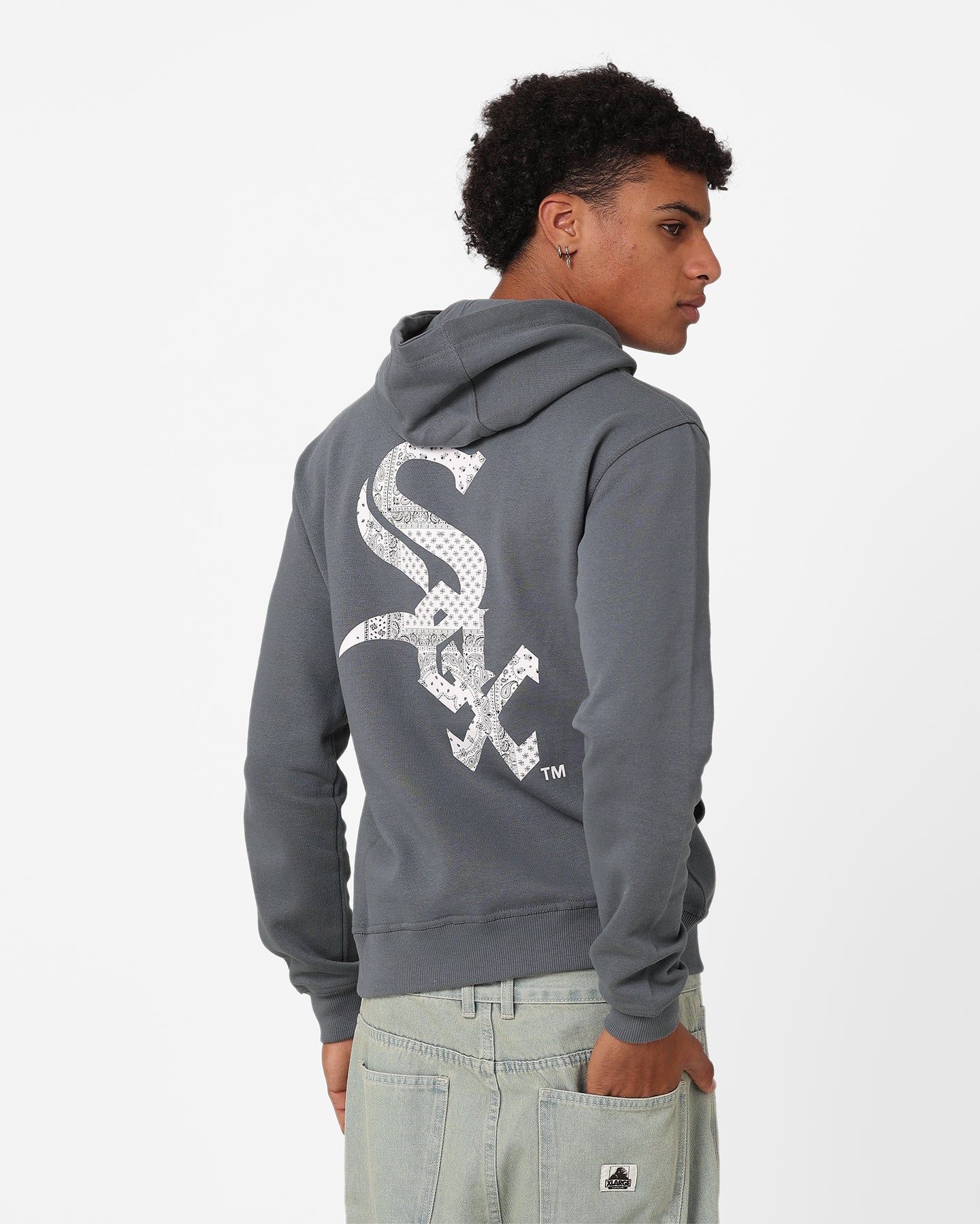 Majestic Athletic Chicago White Sox Bandana Paisley Duke Hoodie Pewter sold by Culture Kings