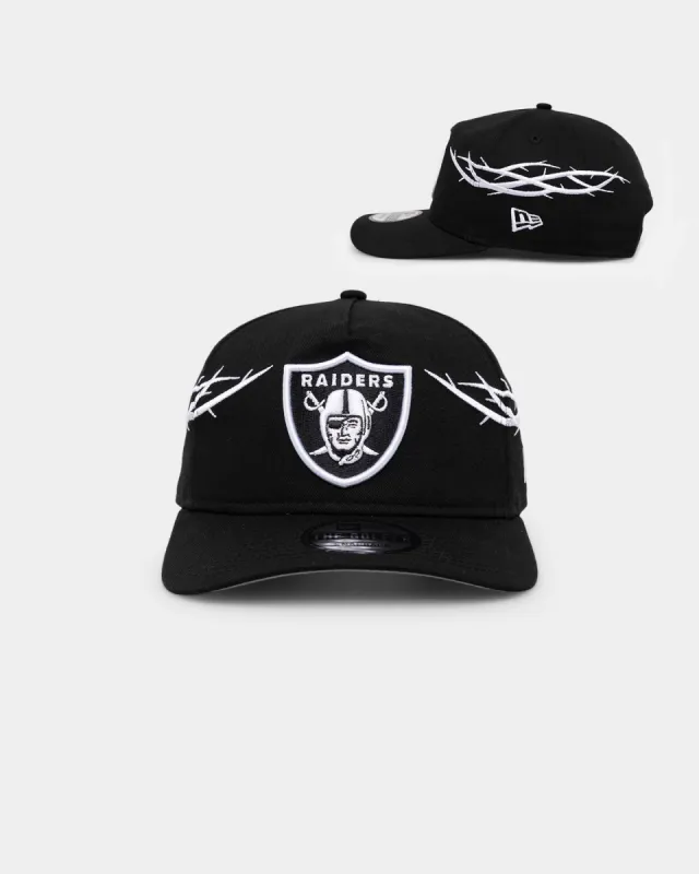 New Era Las Vegas Raiders 'Twisted Thorns' Golfer Pre-Curved Snapback Black sold by Culture Kings