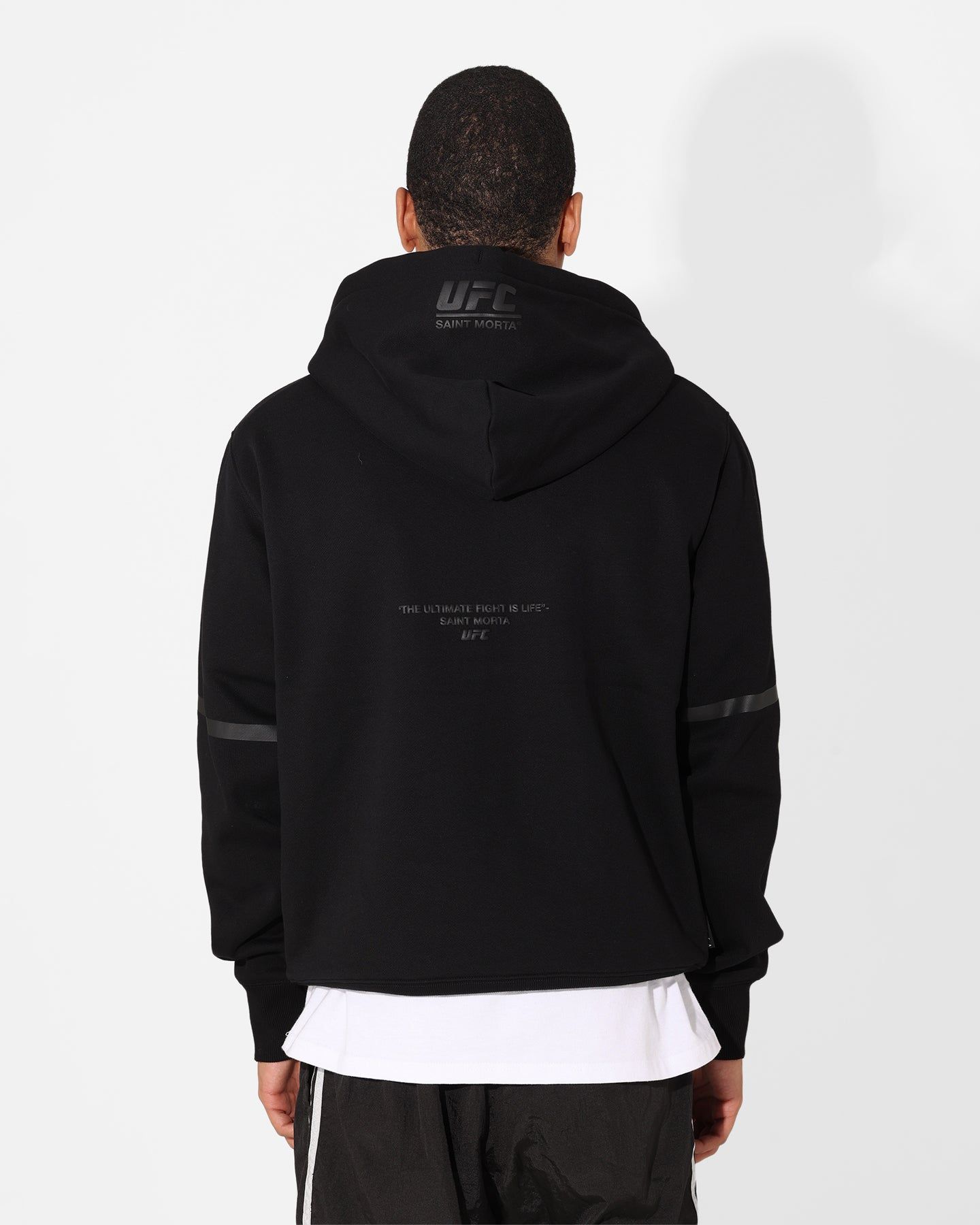 Saint Morta X UFC Championship Hoodie Black/Grey sold by Culture Kings product image thumbnail 2