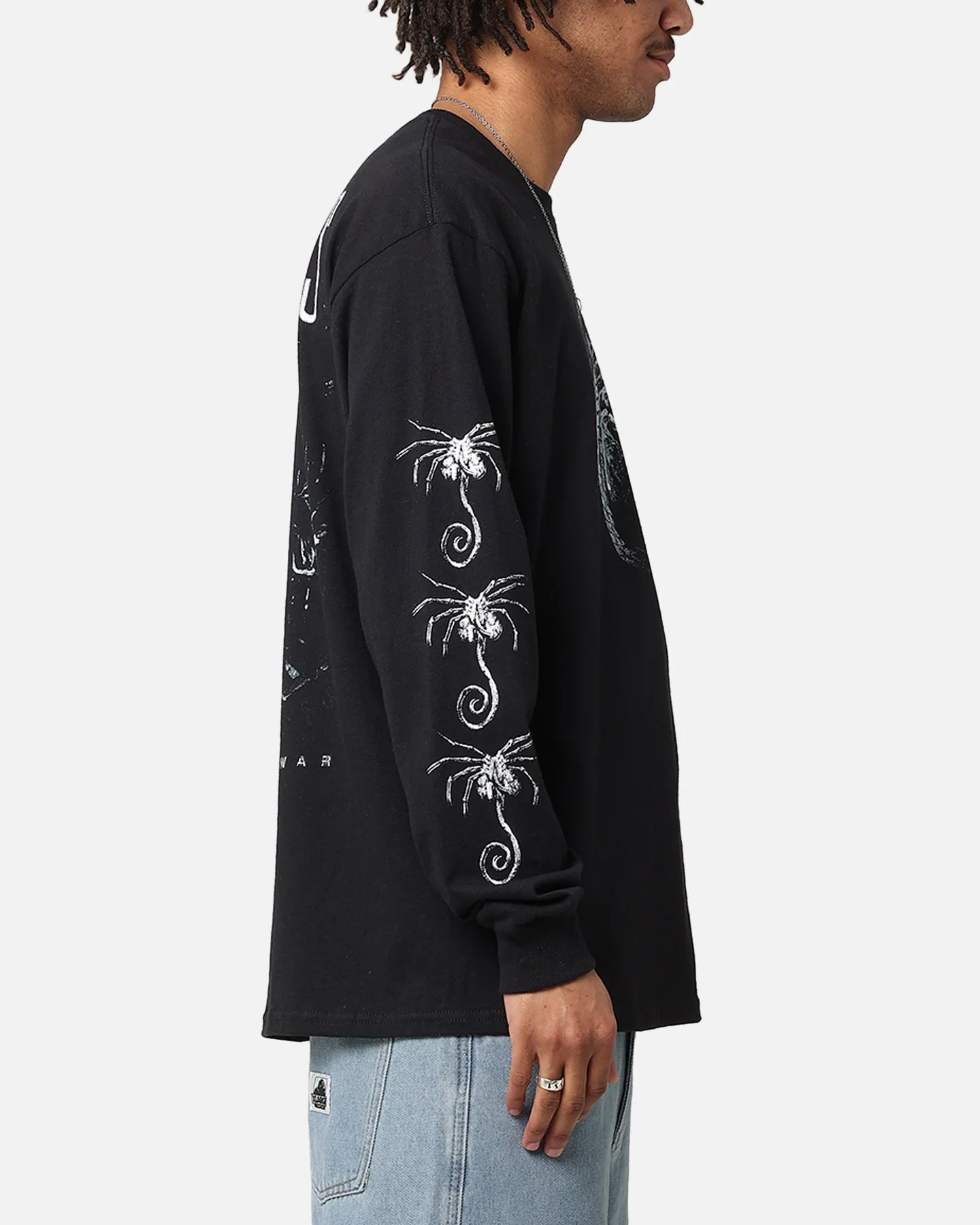 Goat Crew Aliens Long Sleeve T-Shirt Black sold by Culture Kings product image thumbnail 5