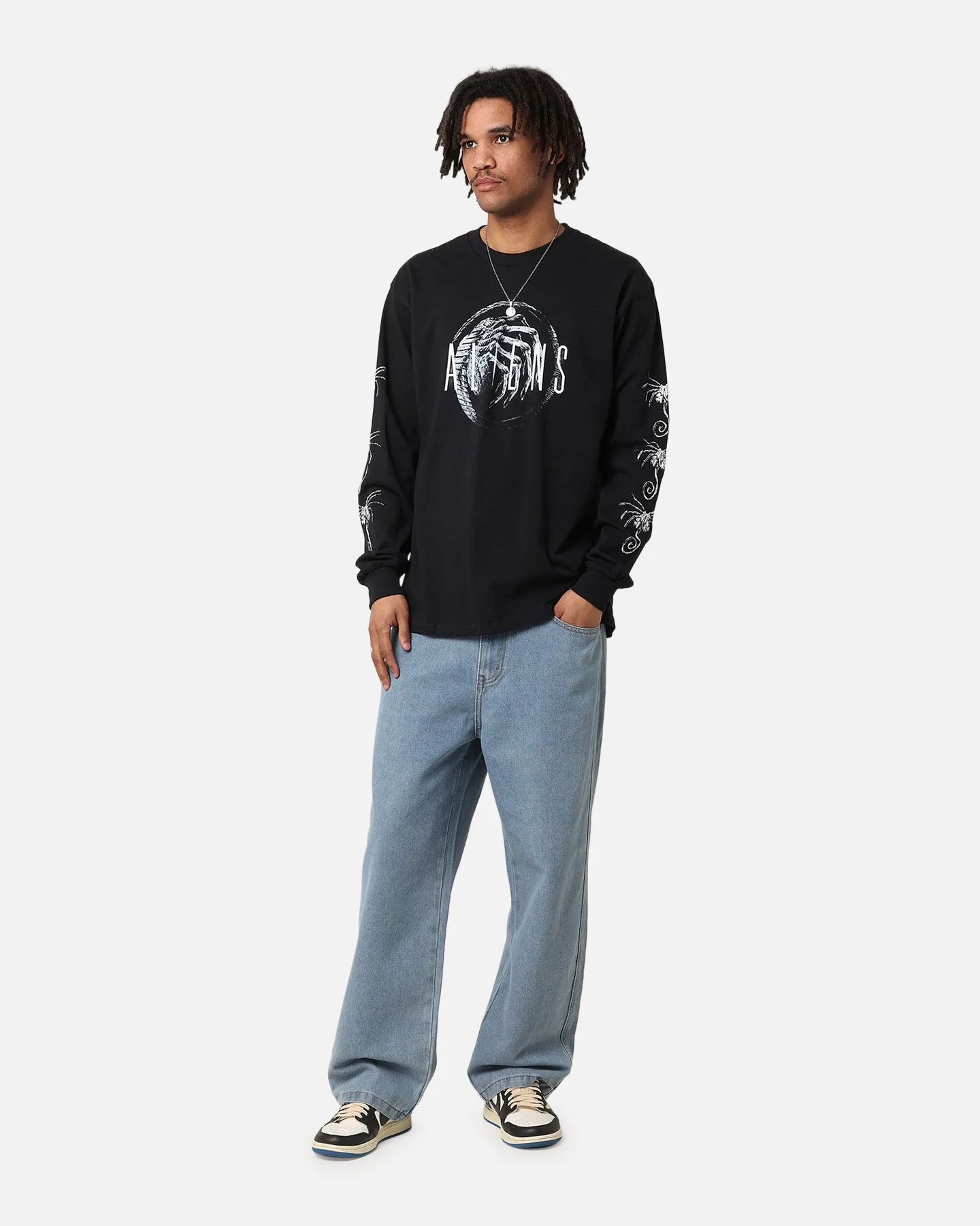 Goat Crew Aliens Long Sleeve T-Shirt Black sold by Culture Kings product image thumbnail 4