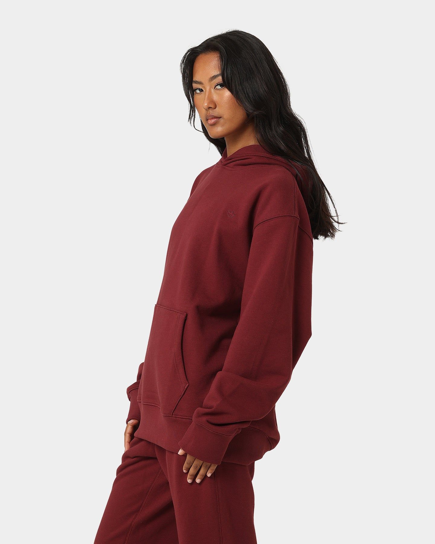 Adidas C French Terry Hoodie Shadow Red sold by Culture Kings product image thumbnail 6