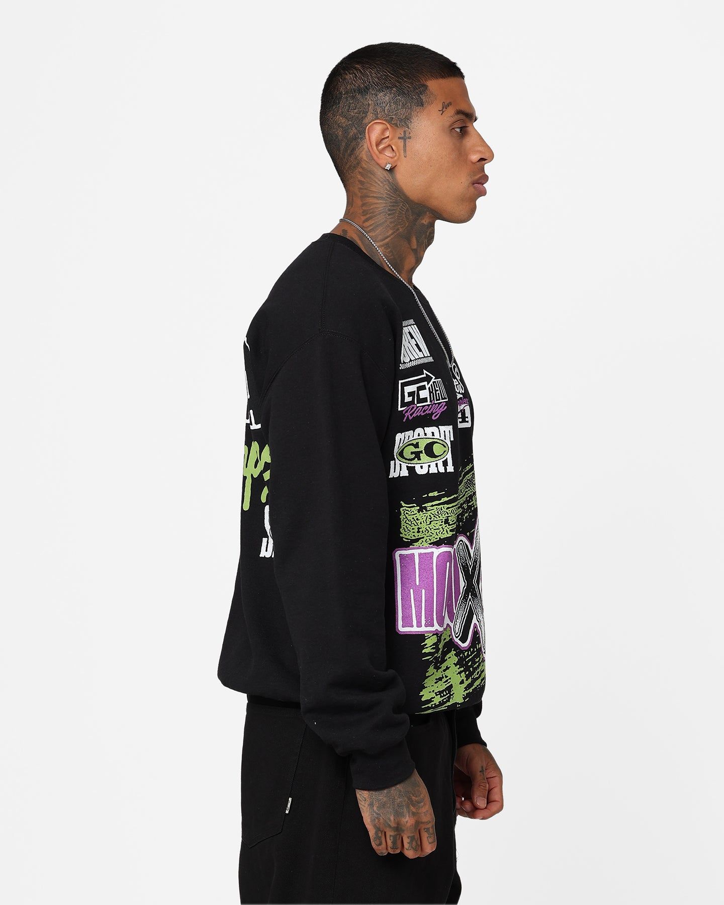 Goat Crew Moto X Mania Crewneck Black sold by Culture Kings product image thumbnail 5