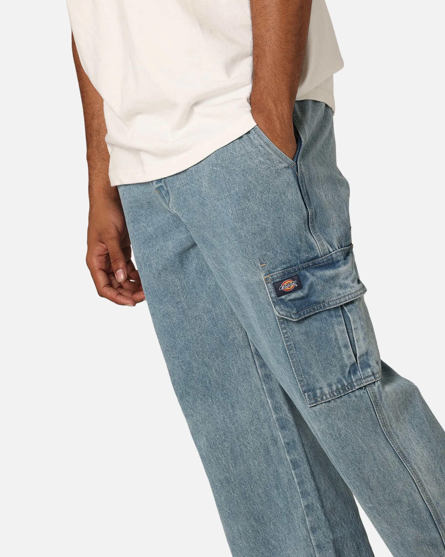 Dickies 852AU Denim Cargo Jeans Stone Washed Indigo sold by Culture Kings product image thumbnail 3