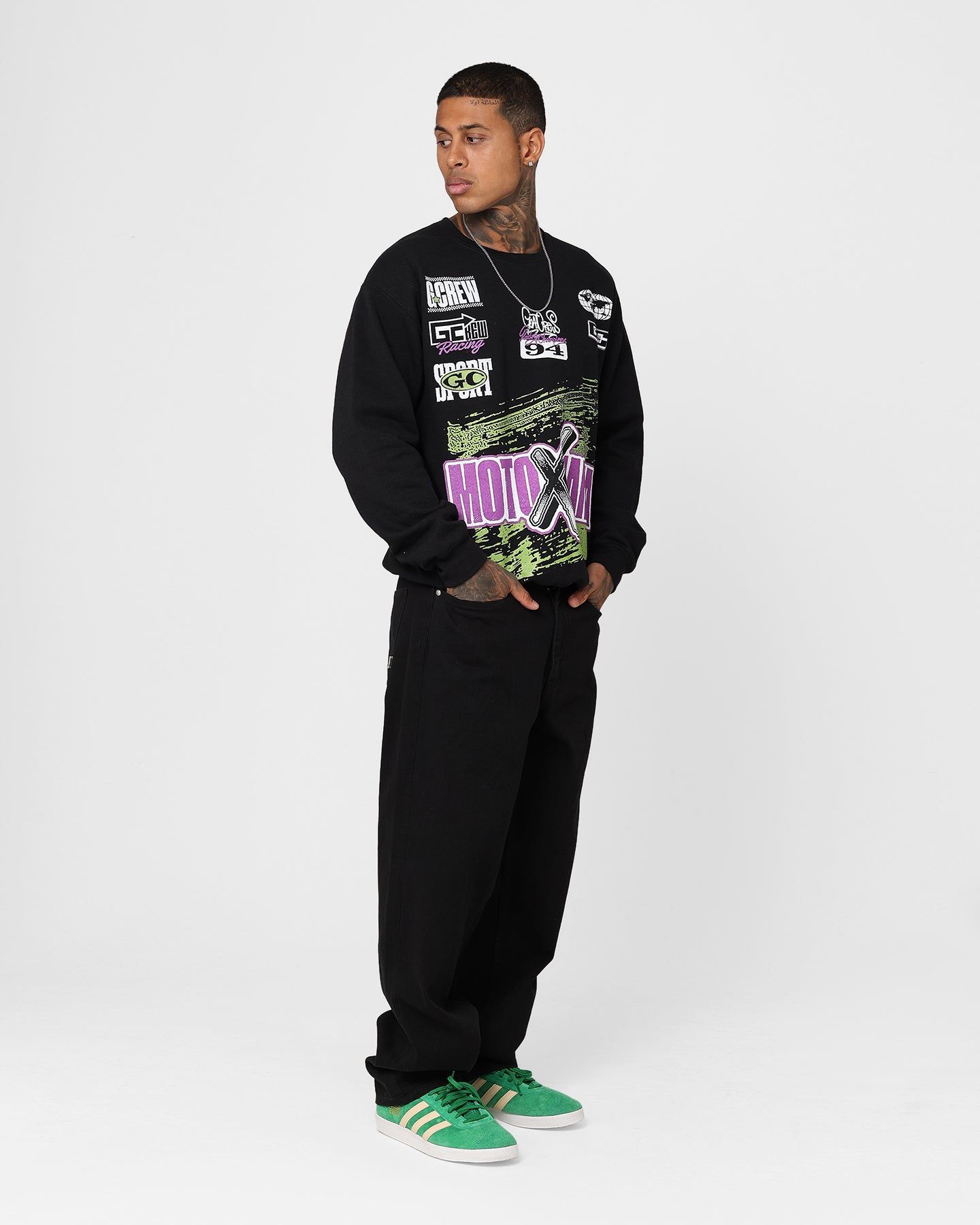 Goat Crew Moto X Mania Crewneck Black sold by Culture Kings product image thumbnail 2