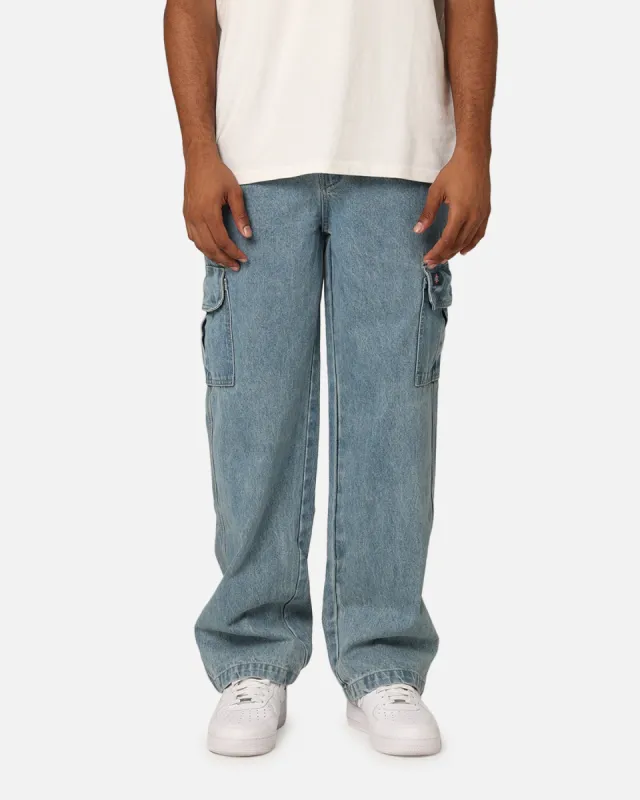 Dickies 852AU Denim Cargo Jeans Stone Washed Indigo sold by Culture Kings