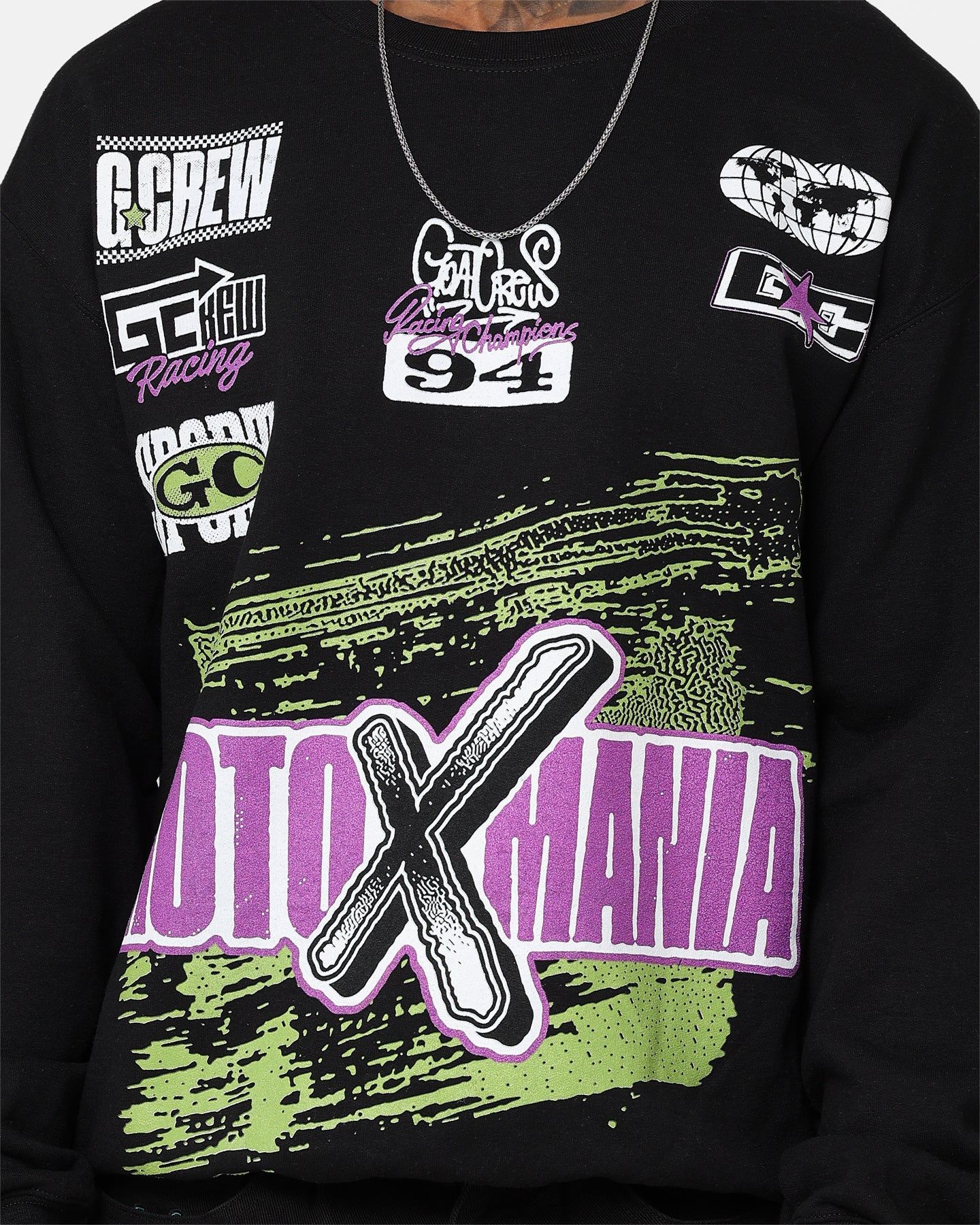 Goat Crew Moto X Mania Crewneck Black sold by Culture Kings product image thumbnail 3