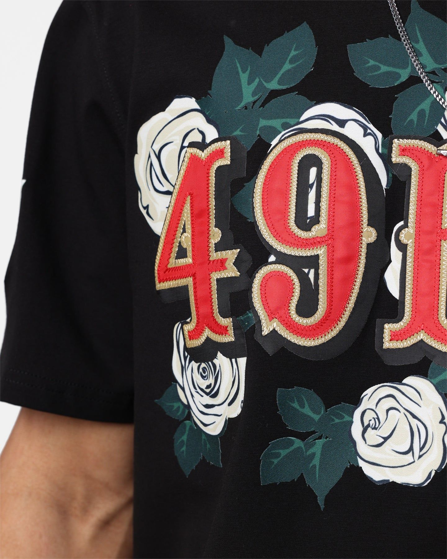Pro Standard San Francisco 49ers Roses T-Shirt Black sold by Culture Kings product image thumbnail 7