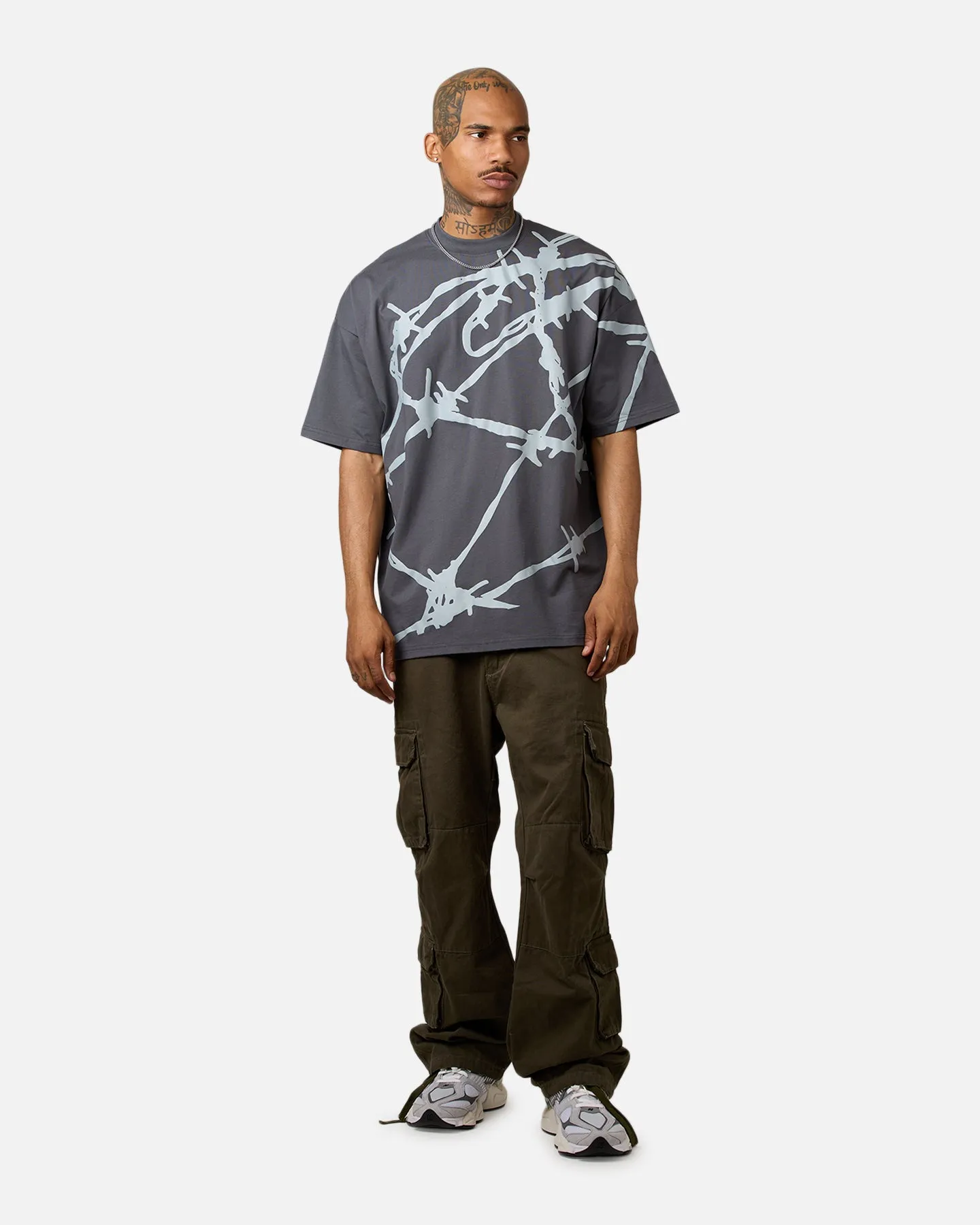 Saint Morta Barberry Boxy T-Shirt Gray sold by Culture Kings product image thumbnail 3