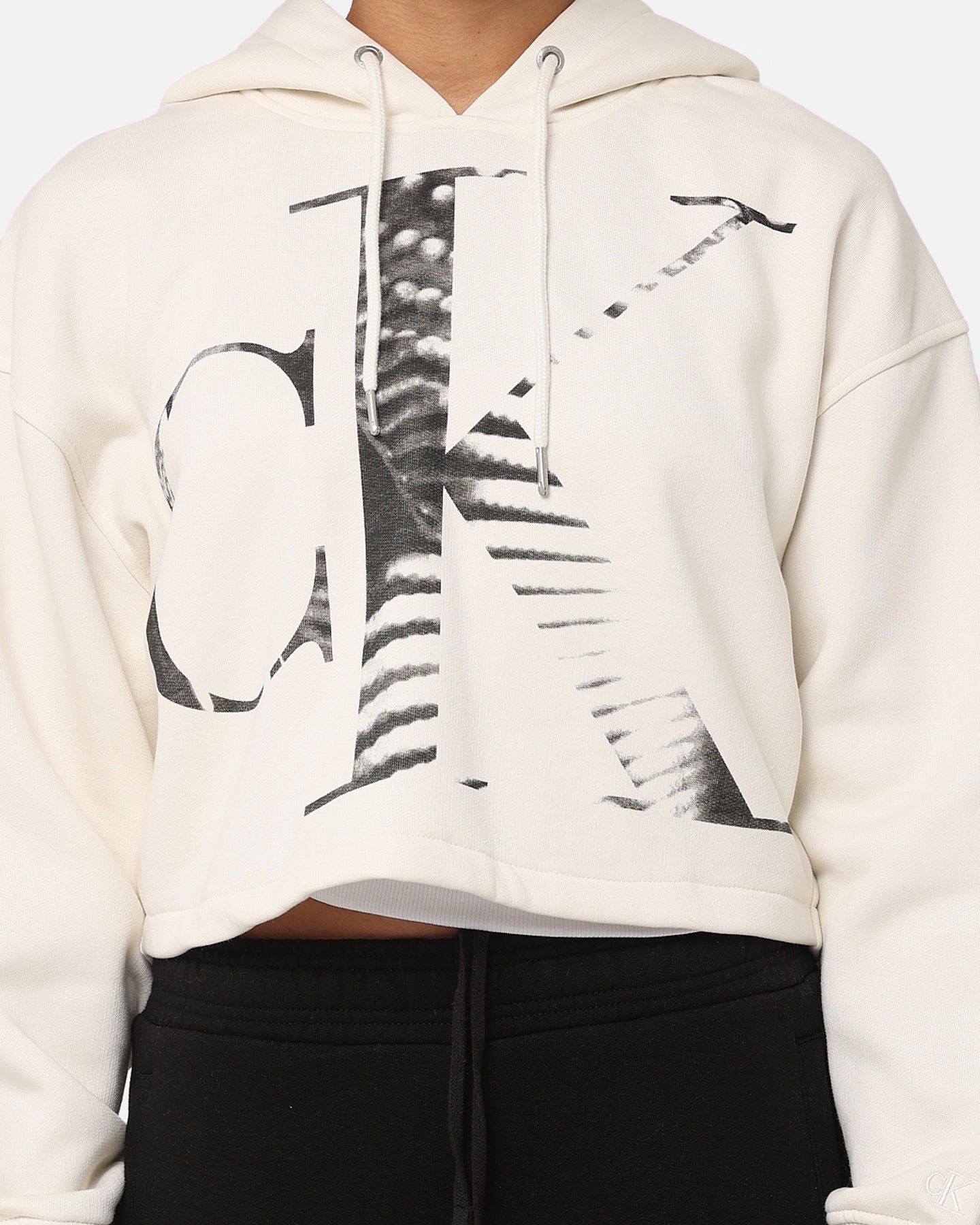 Calvin Klein Women's Blown Up CK Hoodie Ivory sold by Culture Kings product image thumbnail 3