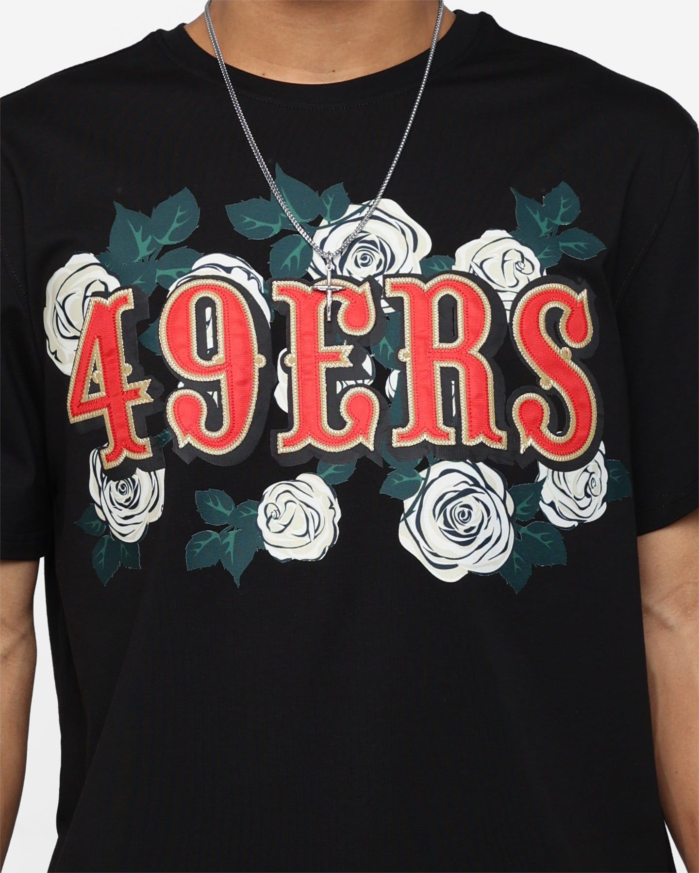 Pro Standard San Francisco 49ers Roses T-Shirt Black sold by Culture Kings product image thumbnail 3