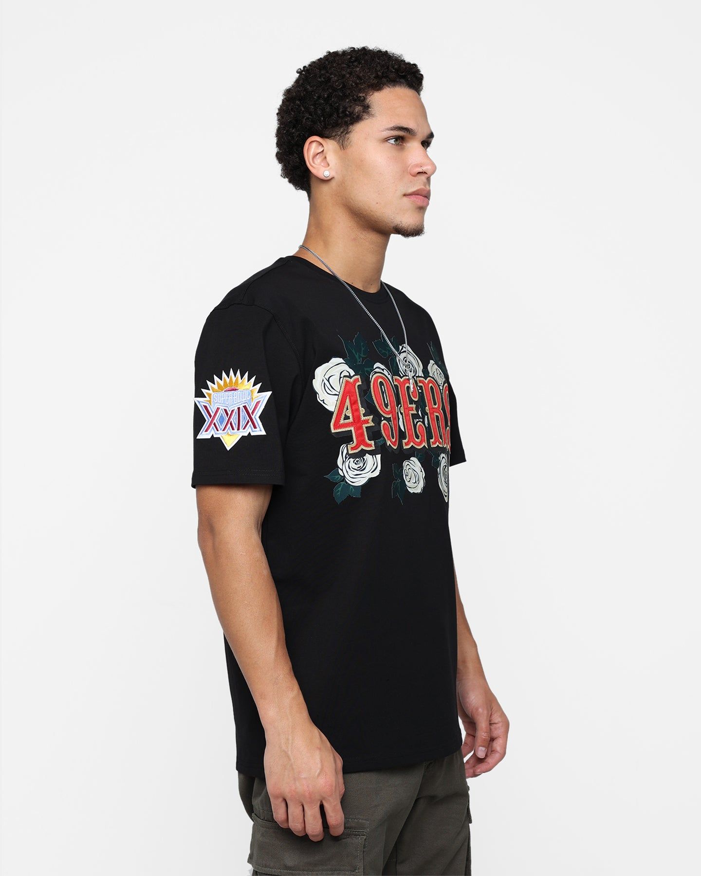 Pro Standard San Francisco 49ers Roses T-Shirt Black sold by Culture Kings product image thumbnail 5