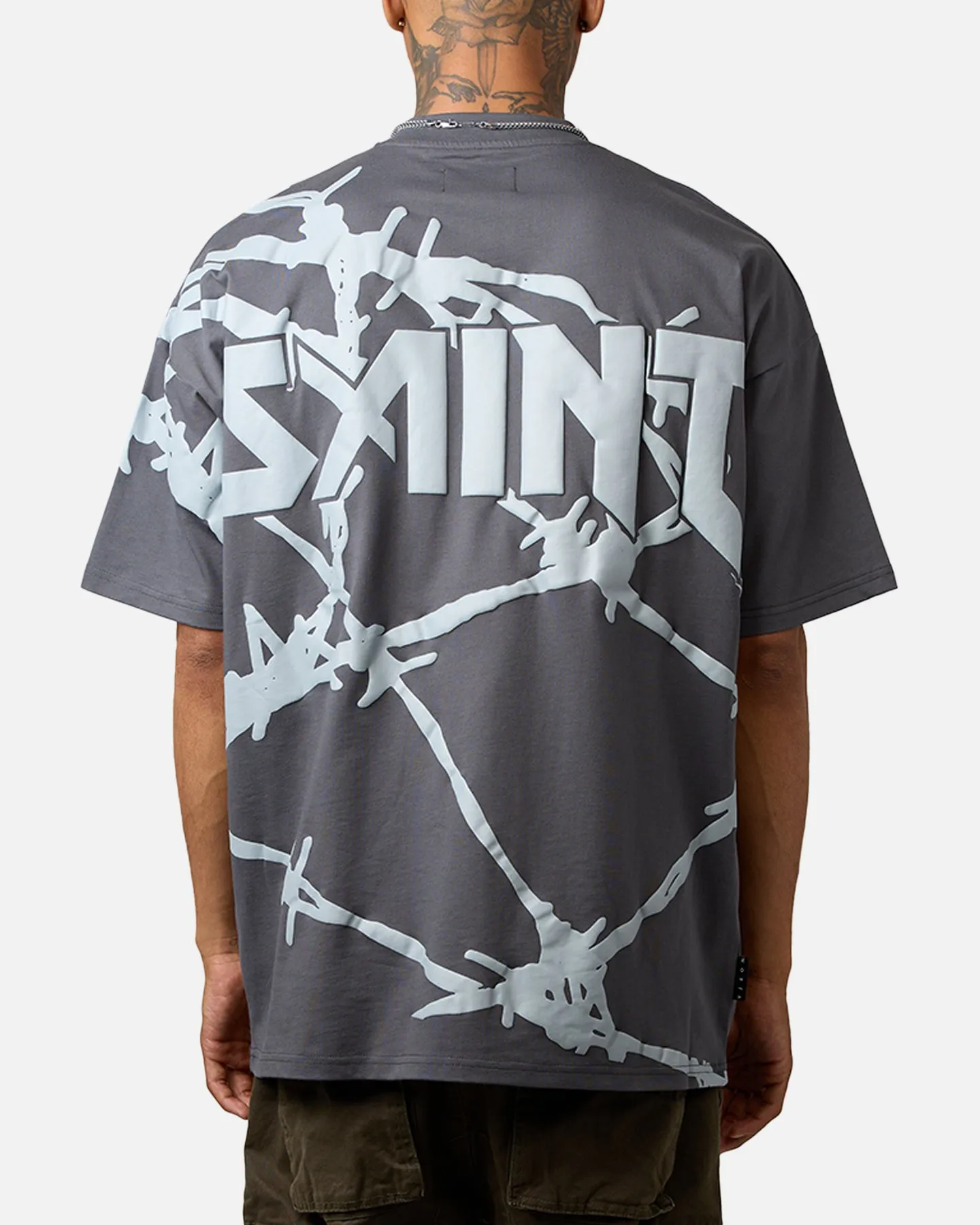 Saint Morta Barberry Boxy T-Shirt Gray sold by Culture Kings
