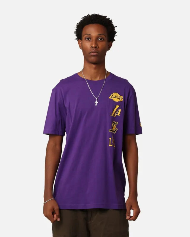 New Era Los Angeles Lakers City Edition '23 T-Shirt Purple sold by Culture Kings
