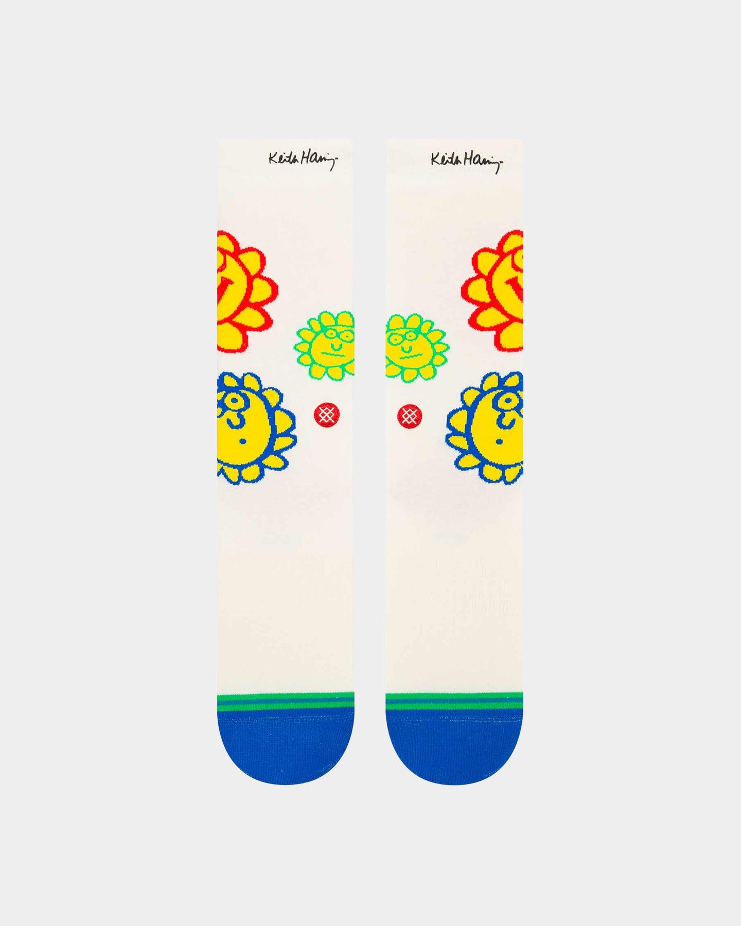 Stance X Keith Haring Happy Fields Socks Off White sold by Culture Kings product image thumbnail 2