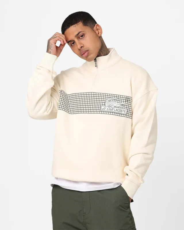 Lacoste Neo Heritage Le Club Mock Neck Sweatshirt Lapland made by Lacoste