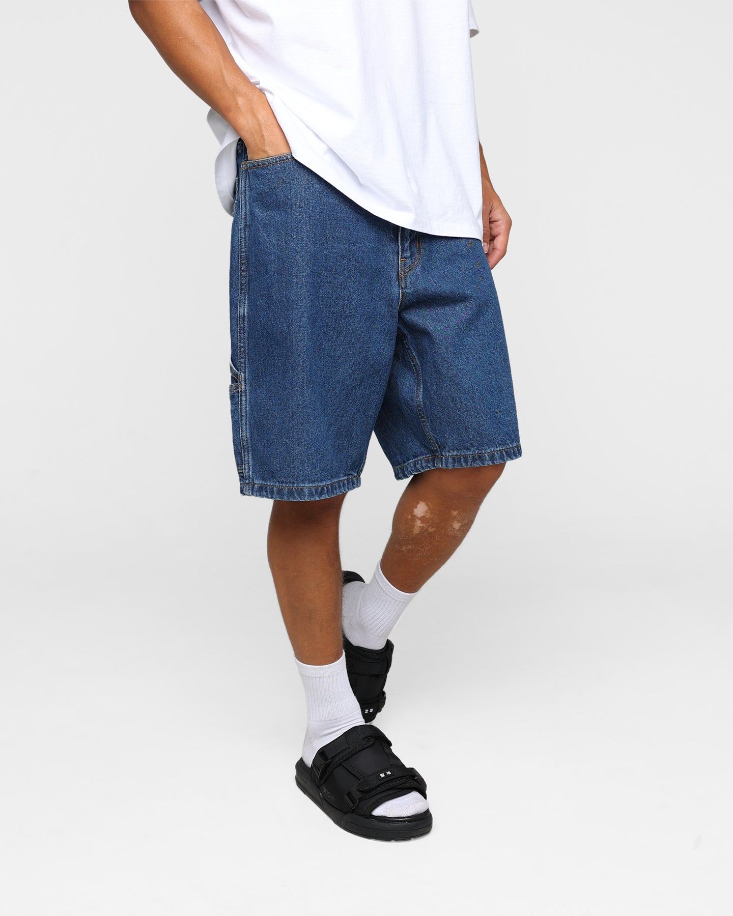 X-Large Denim Painter Shorts Indigo sold by Culture Kings product image thumbnail 3