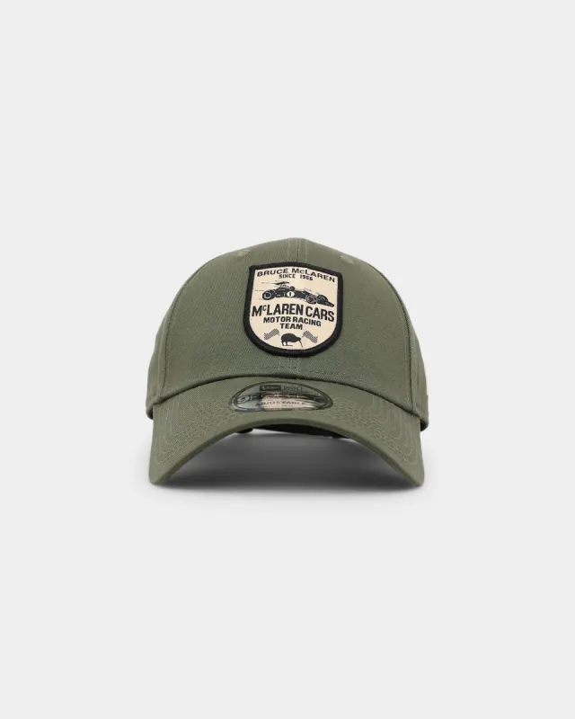 New Era McLaren Heritage Patch 9FORTY Strapback Green sold by Culture Kings