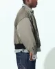 Loiter Shadow Layered Bomber Jacket Khaki sold by Culture Kings