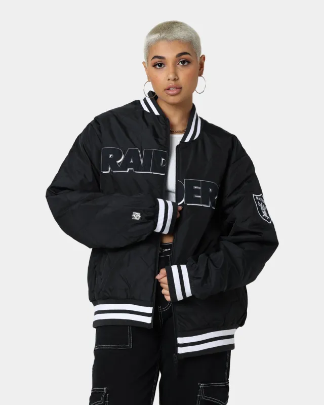 Majestic Athletic Las Vegas Raiders Tonals Quilt Varsity Jacket Black sold by Culture Kings