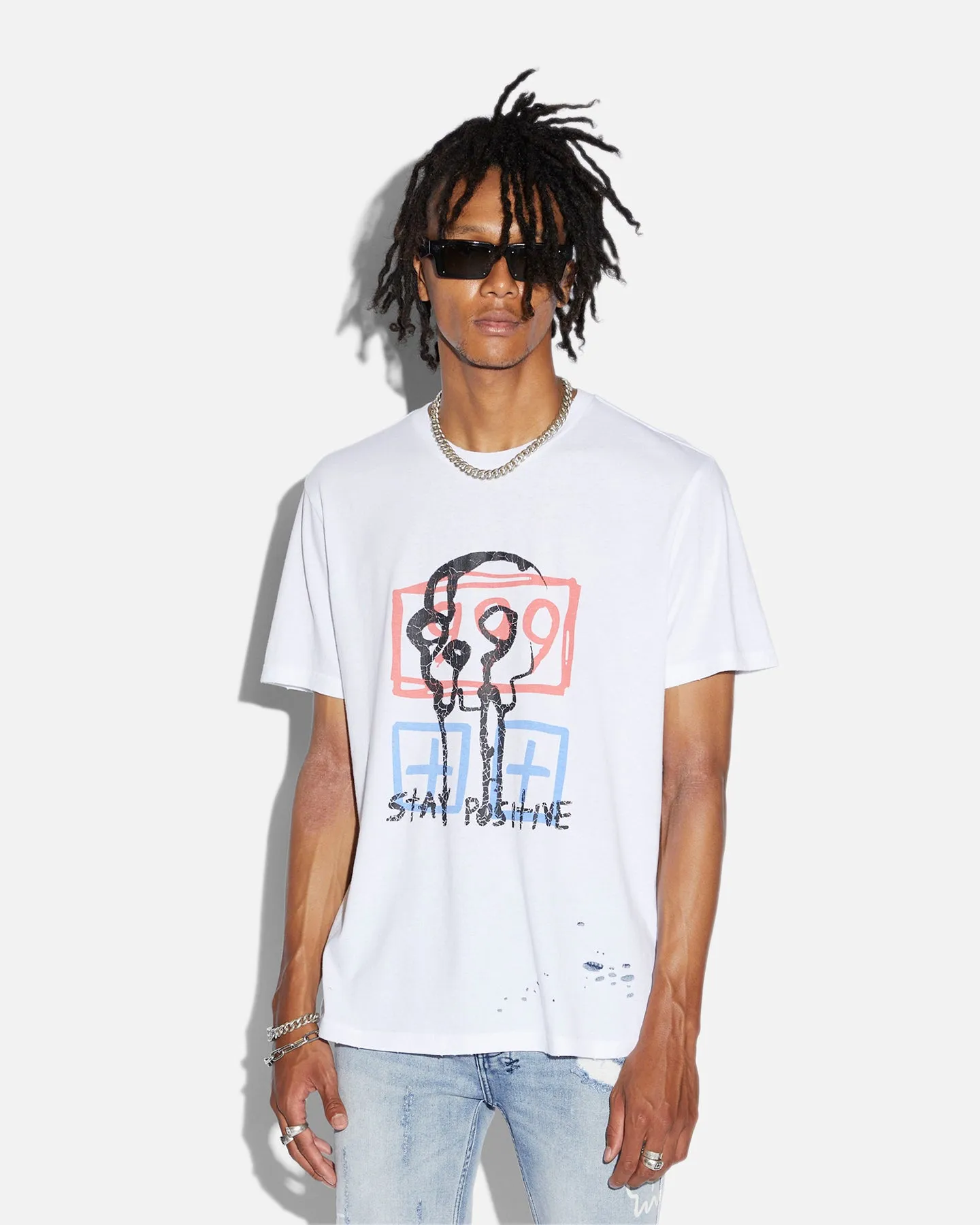 Ksubi X Juice Wrld Kash T-Shirt White sold by Culture Kings