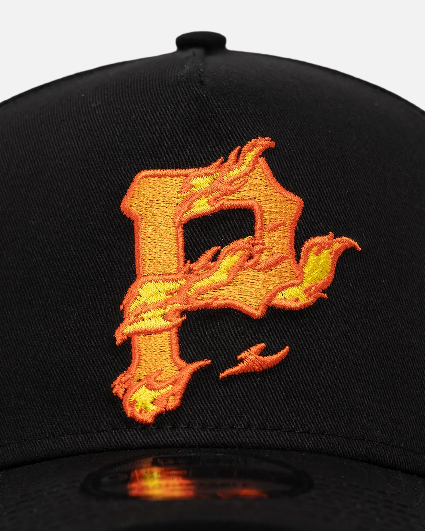 New Era Pittsburgh Pirates 'Black Flame' 9FORTY A-Frame Snapback Black/Flame sold by Culture Kings product image thumbnail 5