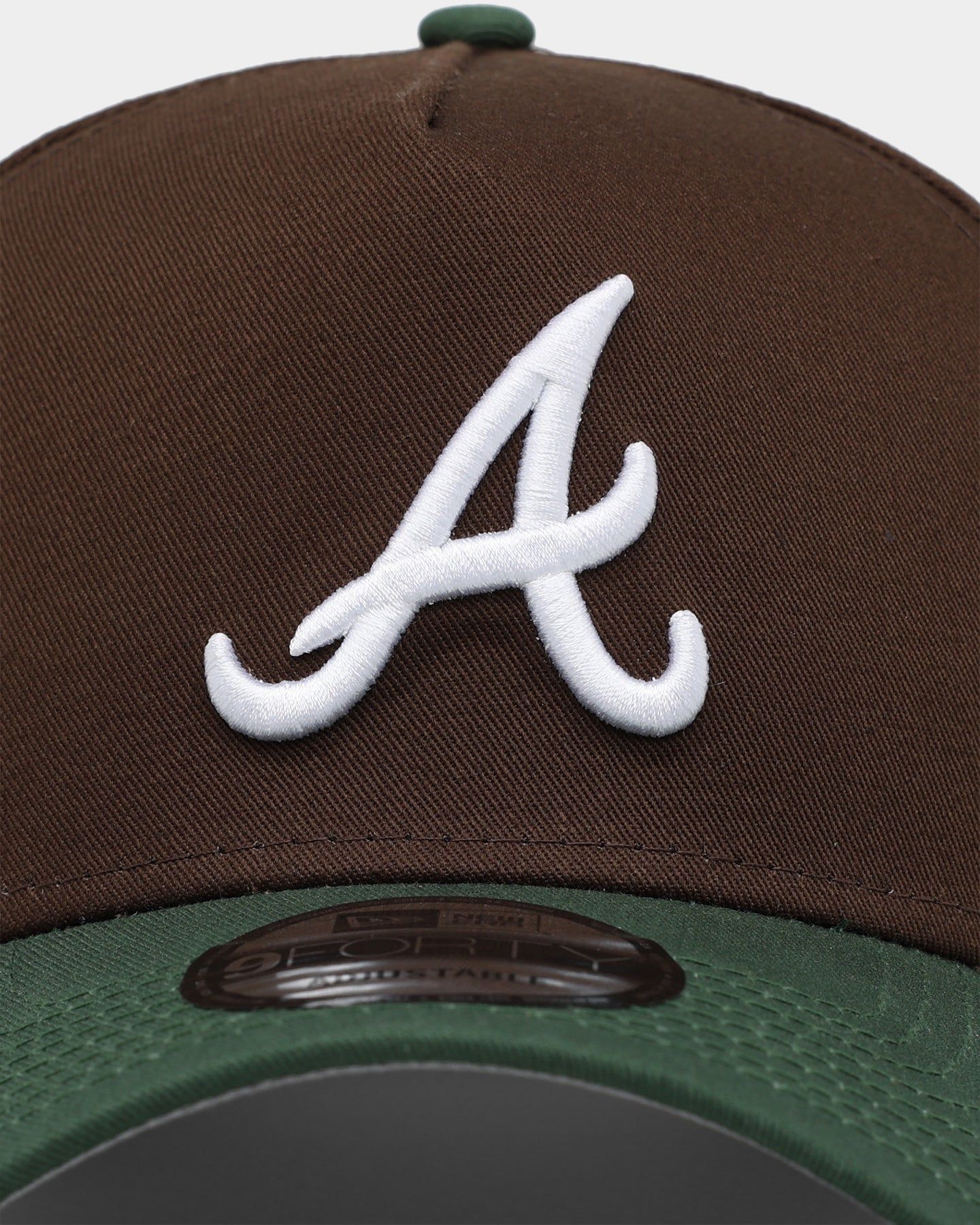 New Era Atlanta Braves 'Beef & Broccoli' 9FORTY A-Frame Snapback Dark Brown sold by Culture Kings product image thumbnail 5