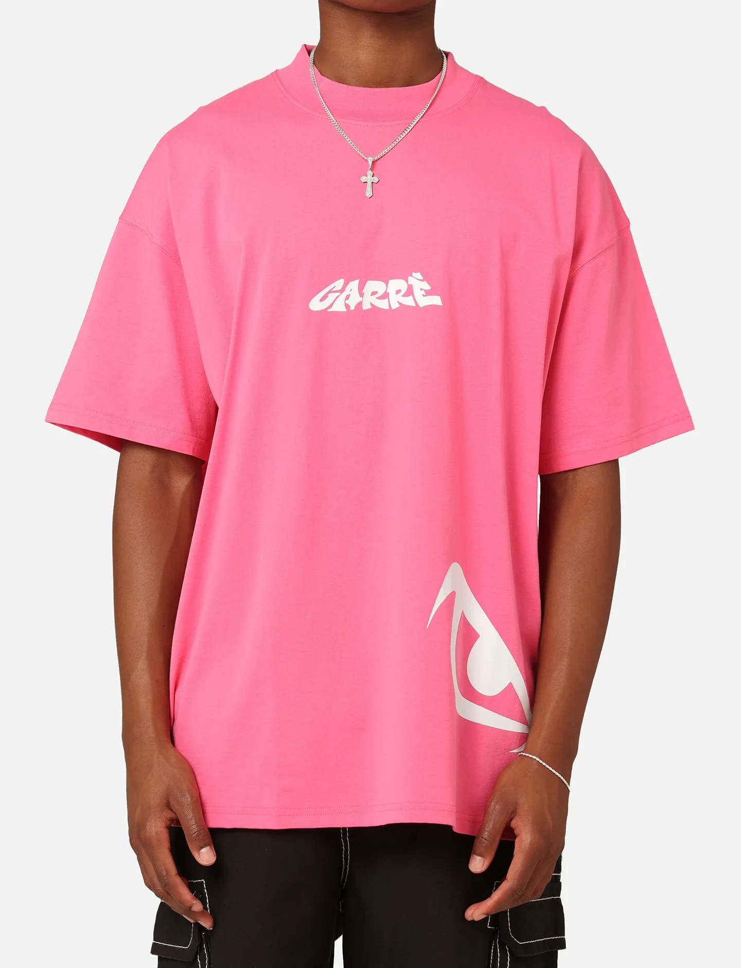 Carre Eyes Oversized T-Shirt Pink sold by Culture Kings product image thumbnail 3