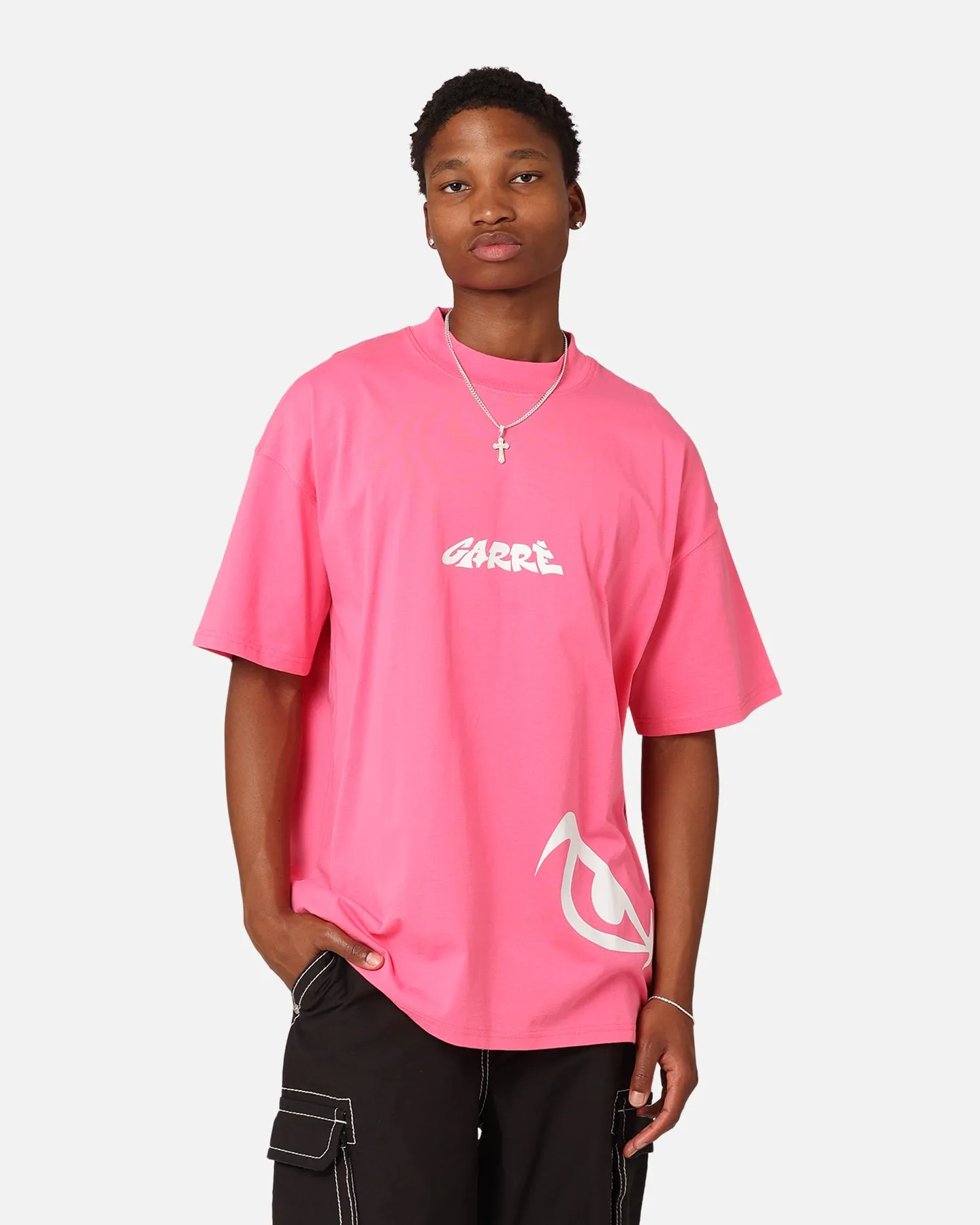 Carre Eyes Oversized T-Shirt Pink sold by Culture Kings
