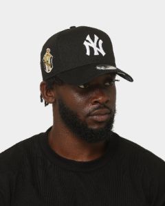 New Era New York Yankees 'Camo Underbrim' 9FORTY K-Frame Snapback Black sold by Culture Kings