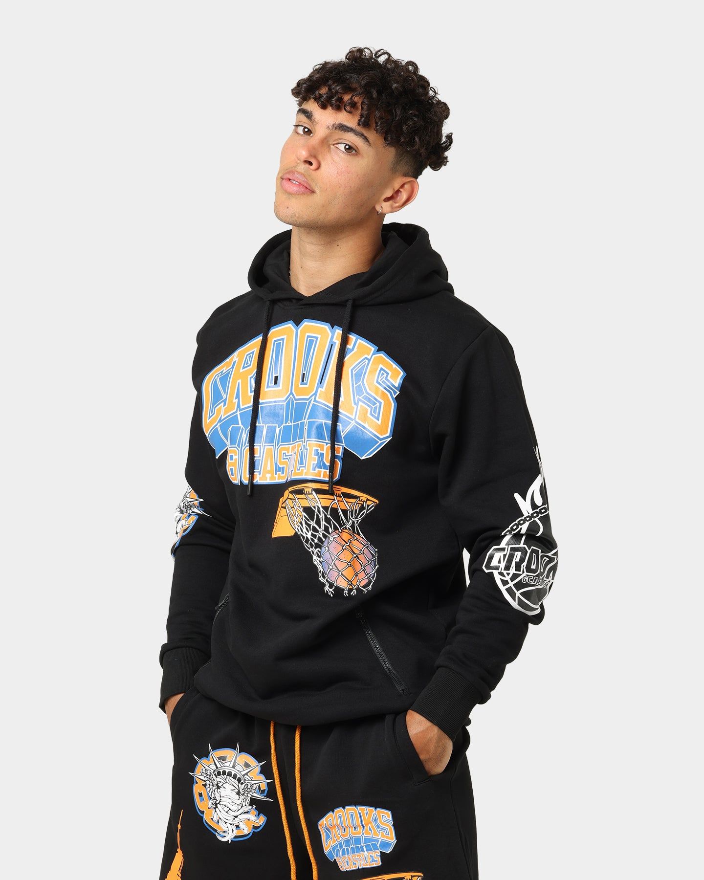 Crooks & Castles NY Hoodie Black sold by Culture Kings