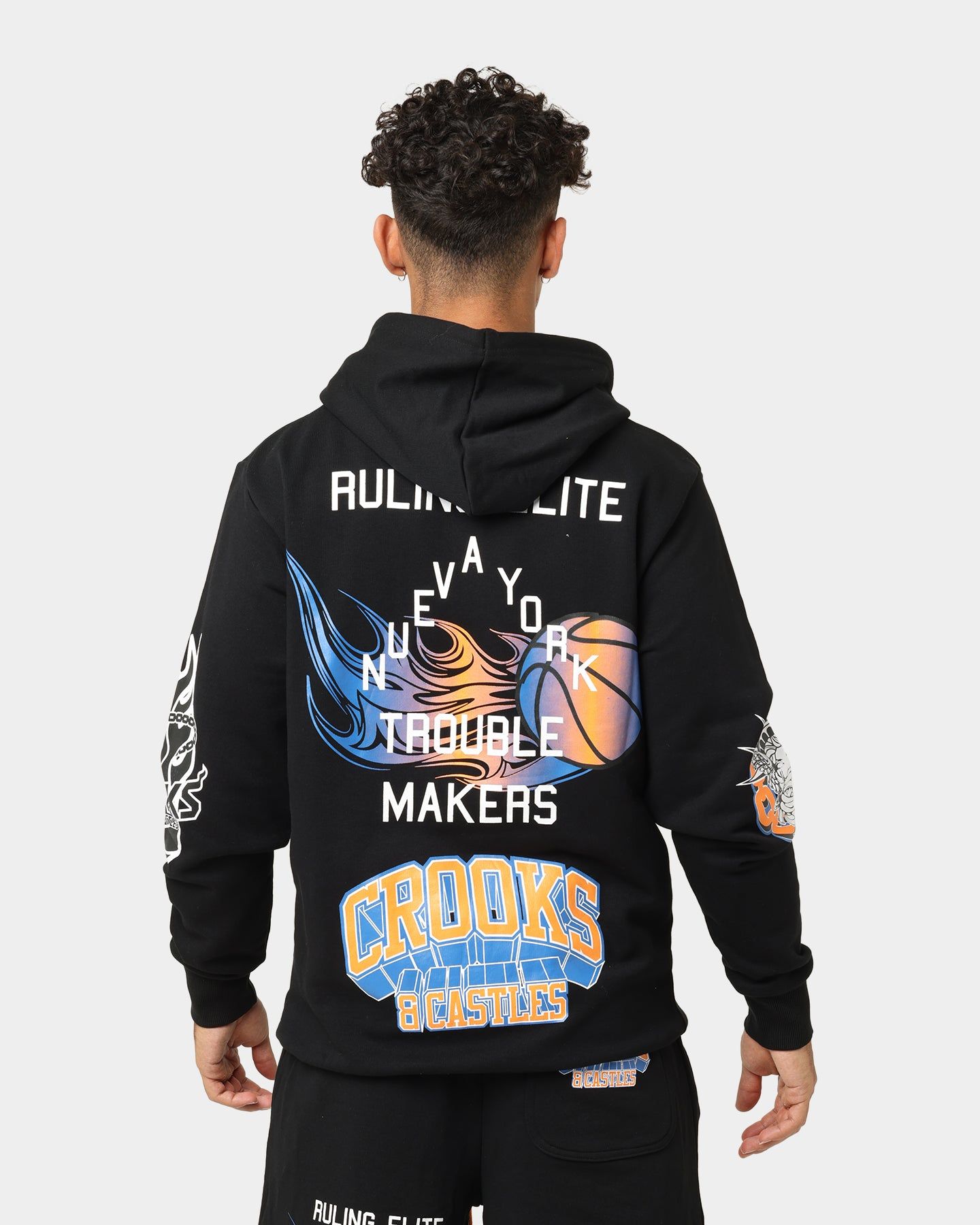 Crooks & Castles NY Hoodie Black sold by Culture Kings product image thumbnail 5