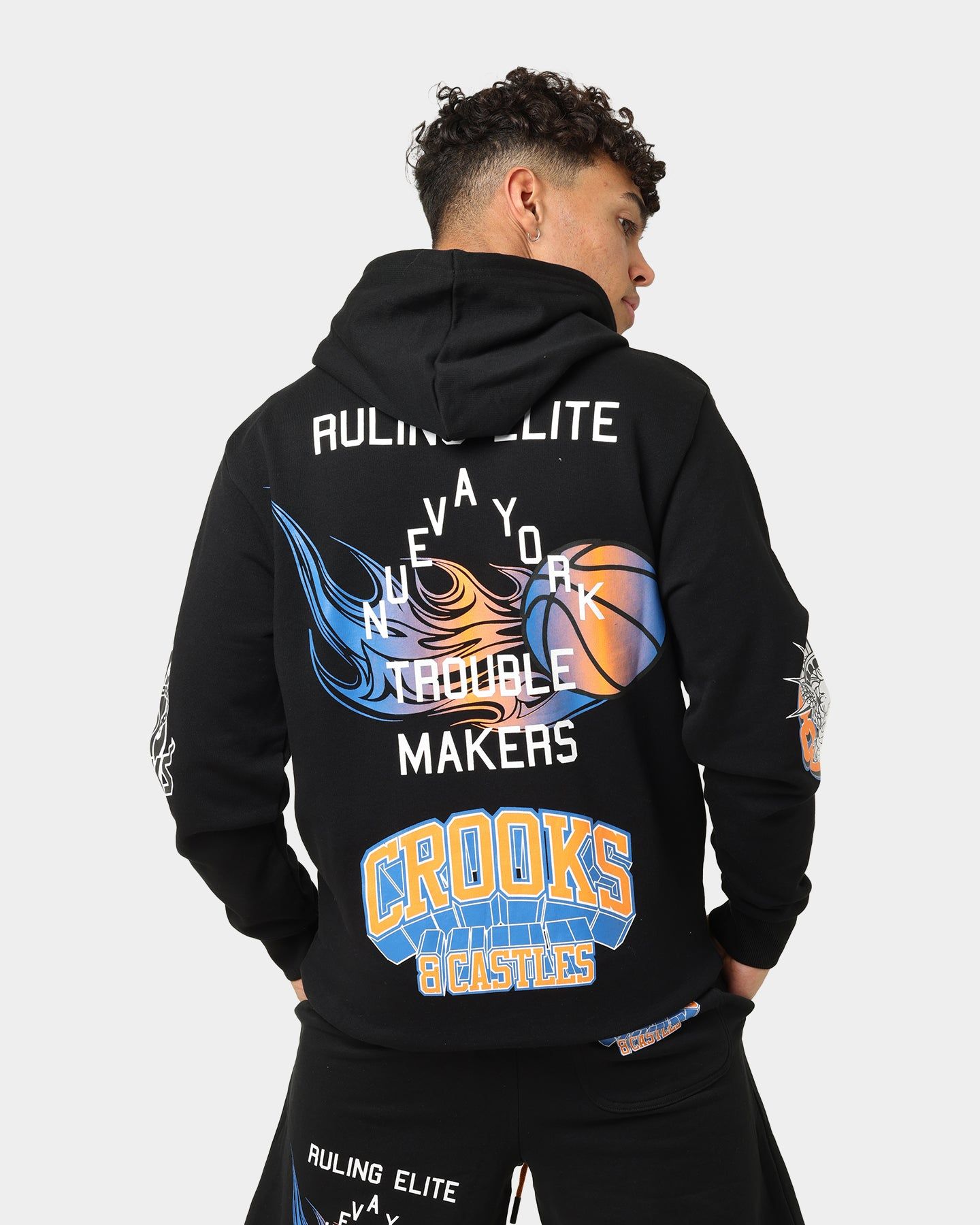 Crooks & Castles NY Hoodie Black sold by Culture Kings product image thumbnail 2