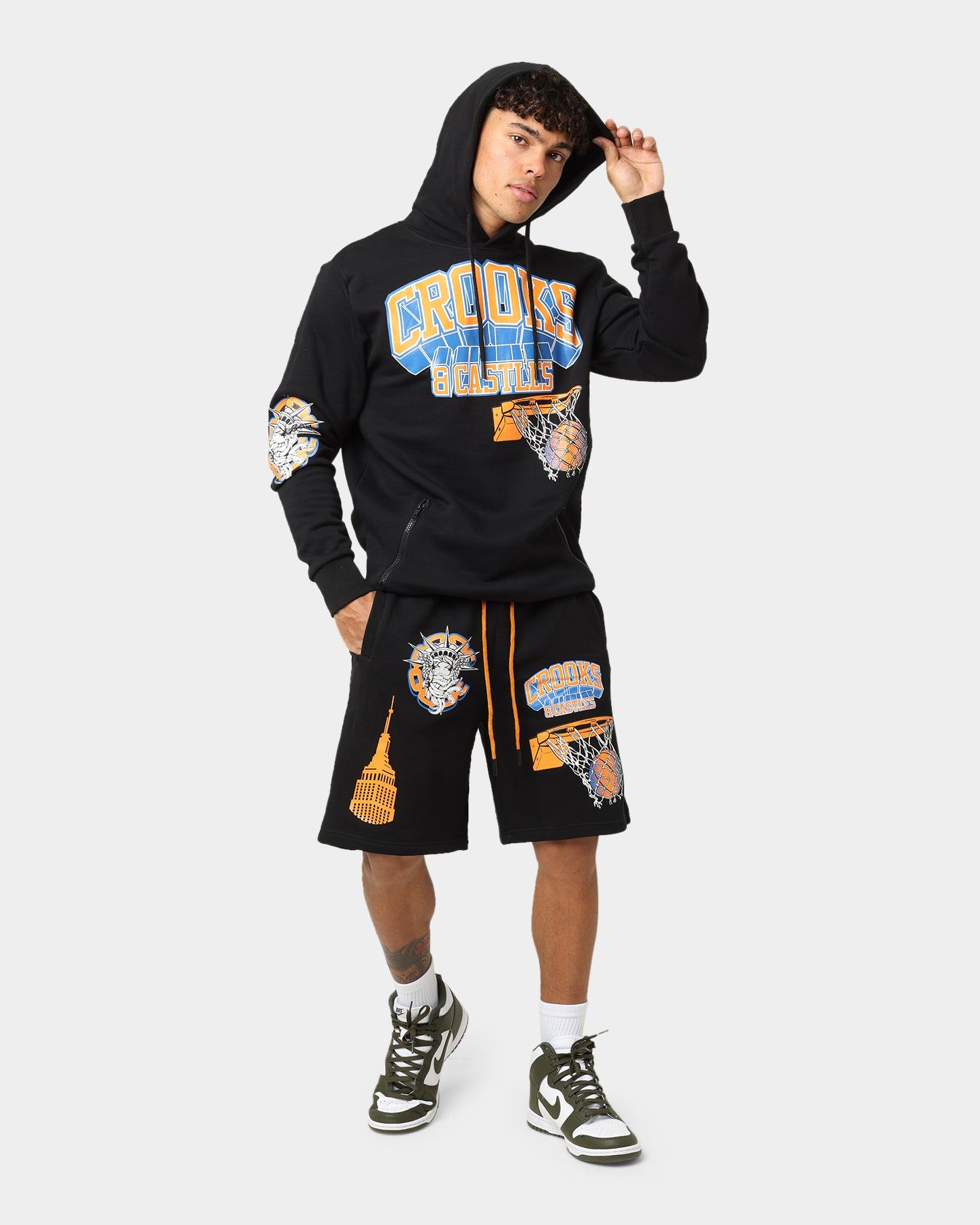 Crooks & Castles NY Hoodie Black sold by Culture Kings product image thumbnail 3