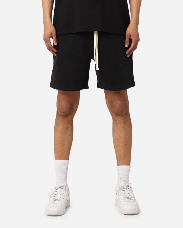 The Anti Order Hyphen Sweat Shorts Washed Black sold by Culture Kings