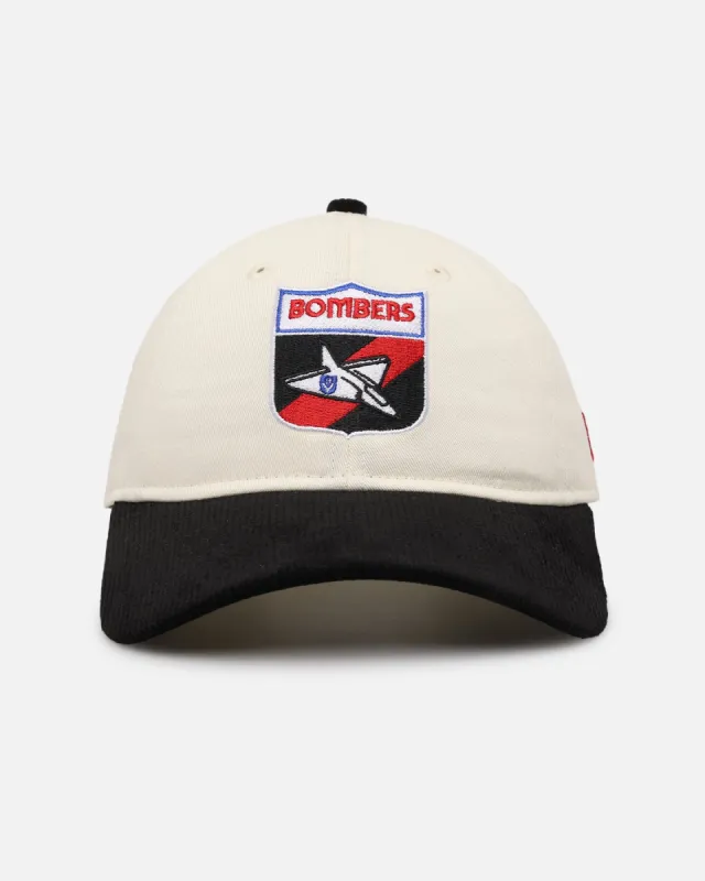 New Era Essendon Bombers 9TWENTY Strapback Chrome White sold by Culture Kings