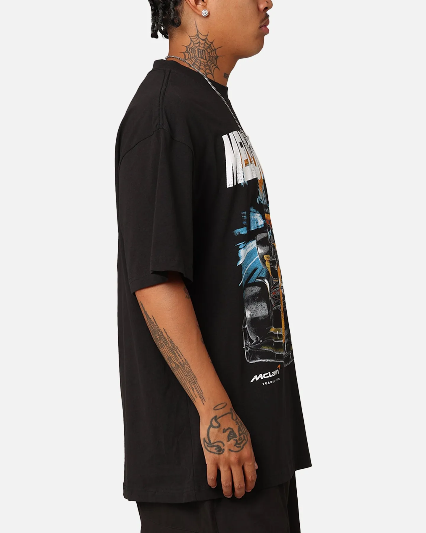 Mitchell & Ness X McLaren Lando Norris #4 Track T-Shirt Faded Black sold by Culture Kings product image thumbnail 4