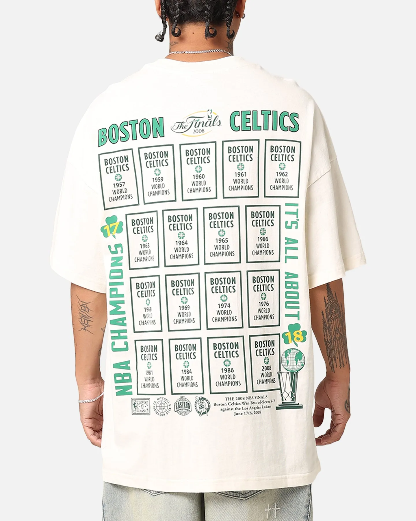 Mitchell & Ness Boston Celtics History Of Champions Egret sold by Culture Kings product image thumbnail 2