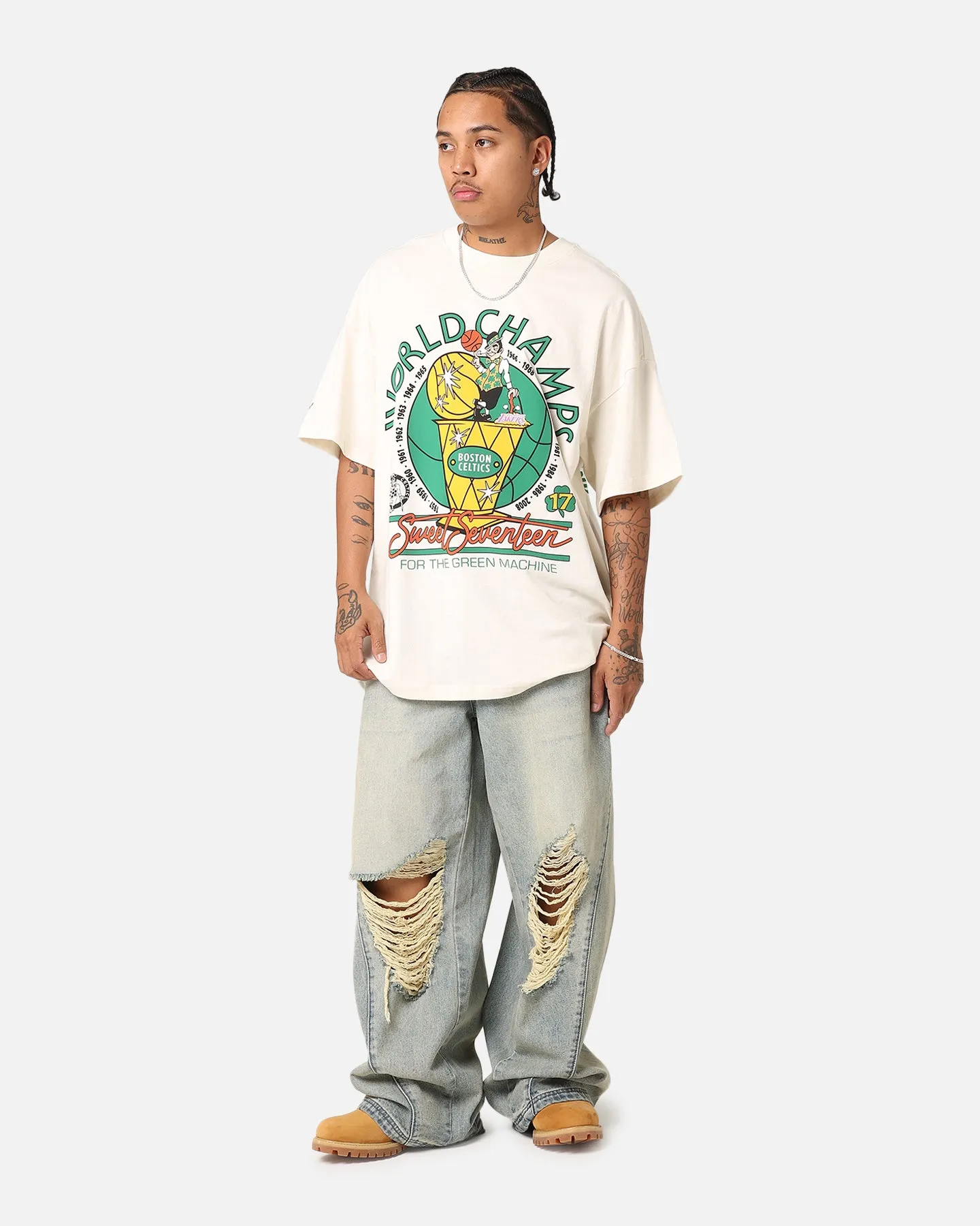 Mitchell & Ness Boston Celtics History Of Champions Egret sold by Culture Kings product image thumbnail 3