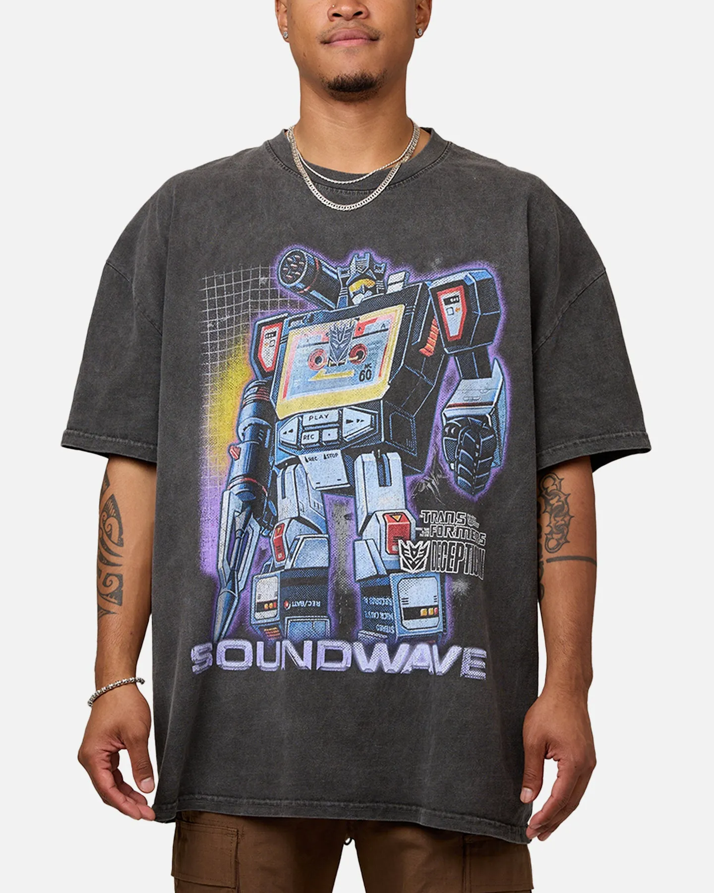 Goat Crew X Transformers Soundwave T-Shirt Black Wash sold by Culture Kings