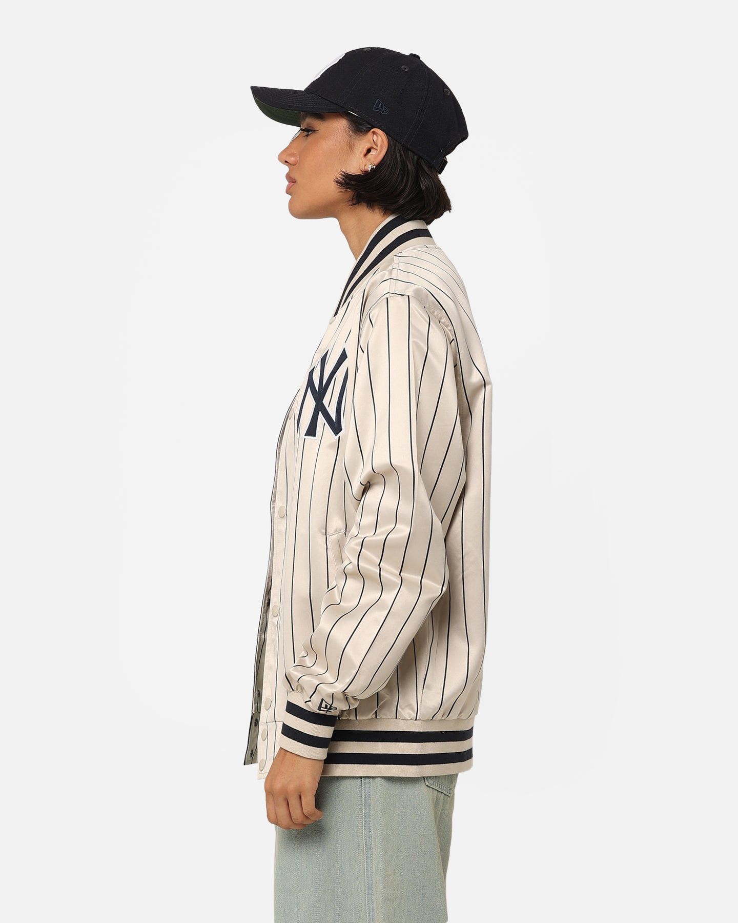 New Era New York Yankees Varsity Jacket Light Beige sold by Culture Kings product image thumbnail 6