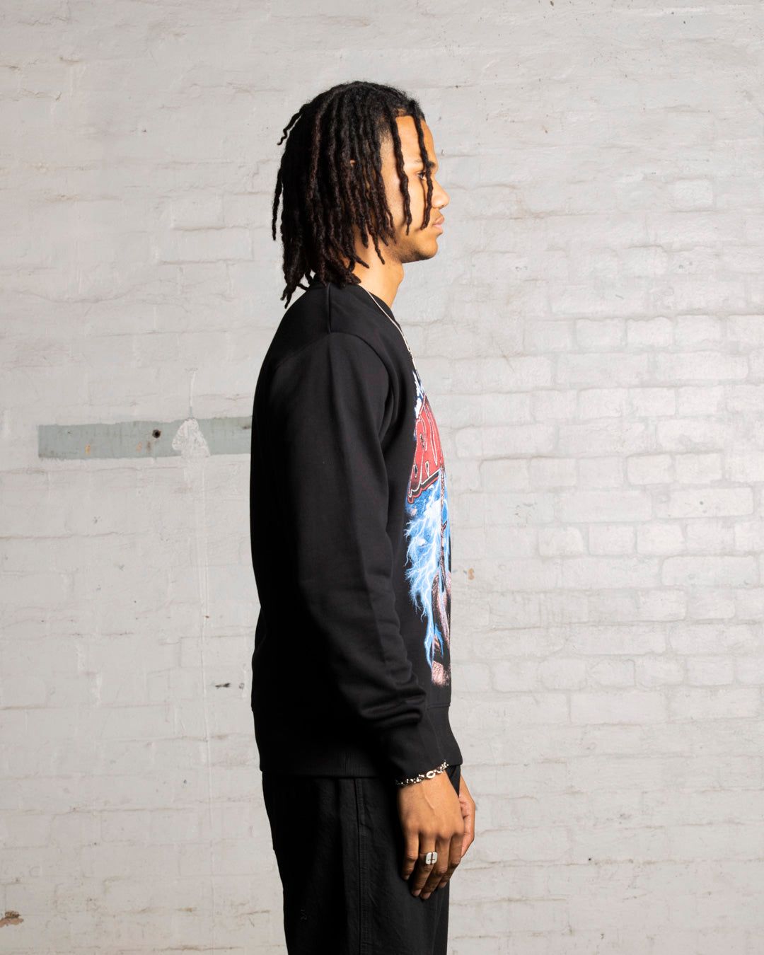 Saint Morta Cobra Crewneck Black sold by Culture Kings product image thumbnail 5