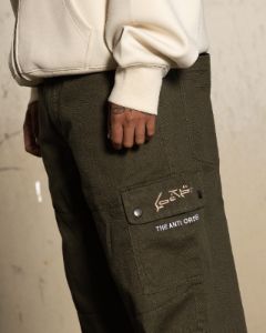 Loiter X The Anti Order Flow Cargo Pants Khaki sold by Culture Kings