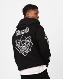 Saint Morta Graveyard Hoodie Black/White sold by Culture Kings