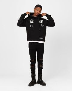 Saint Morta Graveyard Hoodie Black/White sold by Culture Kings
