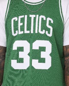 Mitchell & Ness Larry Bird Boston Celtics #33 Swing Jersey Kelly Green sold by Culture Kings