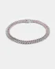 Raising Hell Women's 14" Interlink Choker Necklace Pink/Iced White Gold sold by Culture Kings